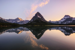 USA Montana Mount Grinnell Reflektion
